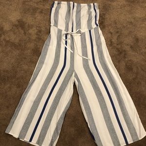 Striped Cotton On Jumpsuit